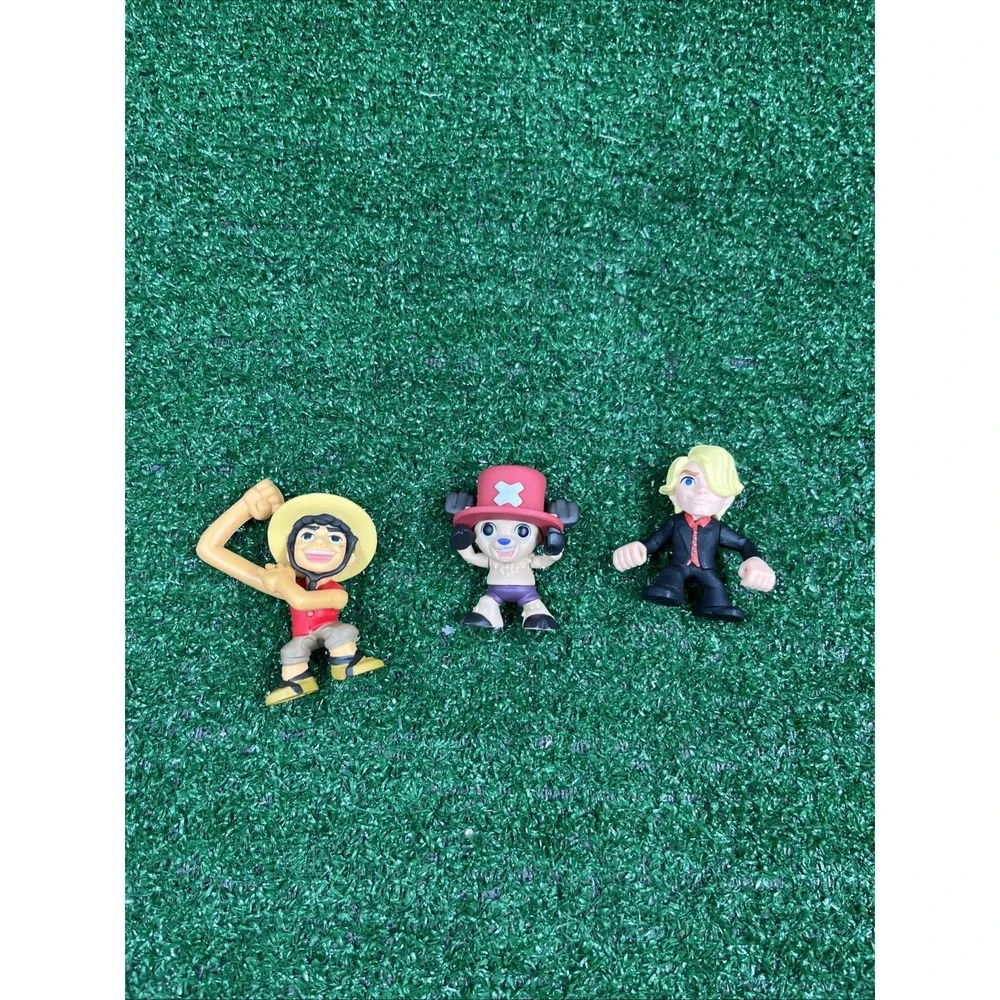 One Piece Netflix Mystery Mini Blind Box Lot Of 3 Luffy Chopper Sanji Open Loose